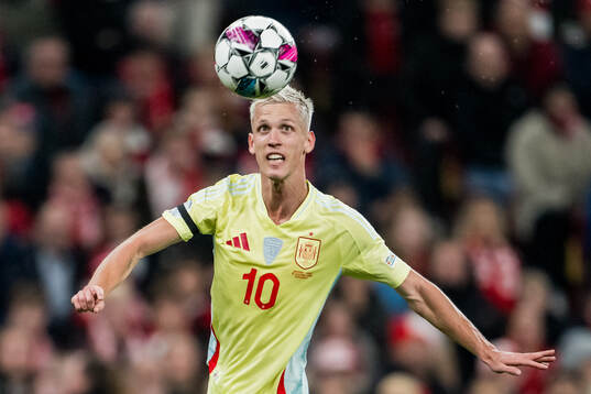 Dani Olmo of Spain