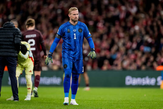 Kasper Schmeichel of Denmark