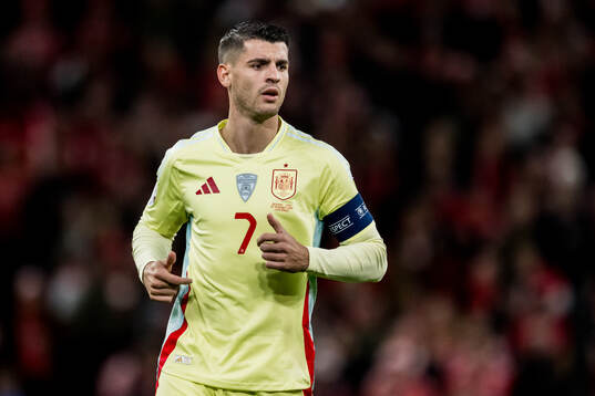 Alvaro Morata of Spain