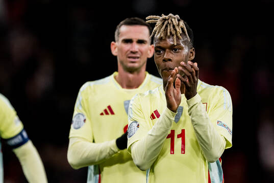Nico Williams of Spain celebrates