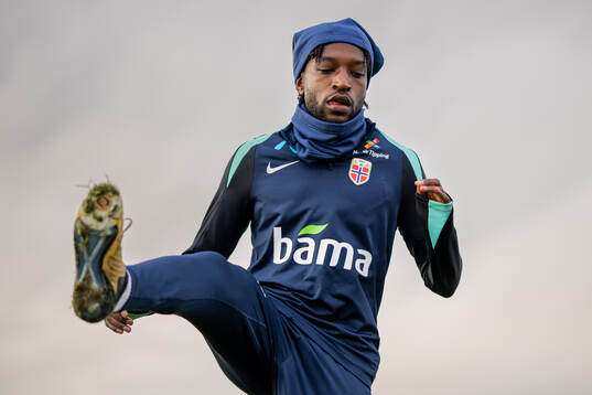 Warren Kamanzi of the Norwegian national football team
