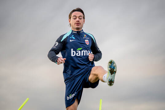 Patrick Berg of the Norwegian national football team