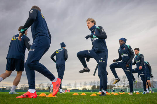 Kristian Thorstvedt of the Norwegian national football team