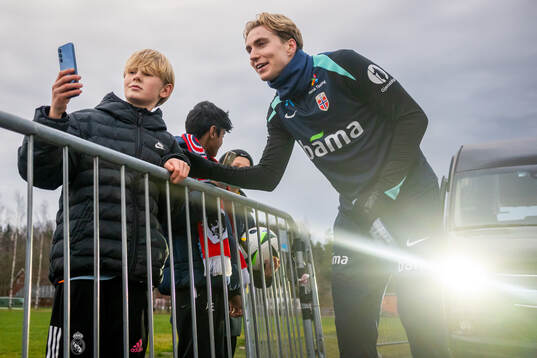 Kristian Thorstvedt of the Norwegian national football team