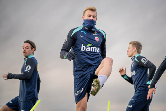 Sondre Langås of the Norwegian national football team