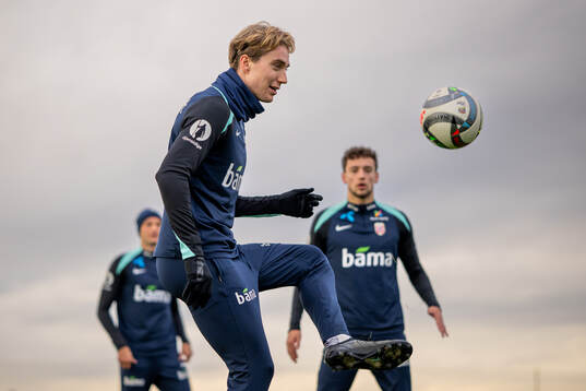 Kristian Thorstvedt of the Norwegian national football team
