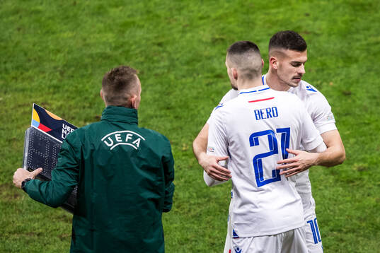Laszlo Benes and Matus Bero of Slovakia