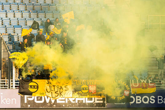 Spectators in the stands