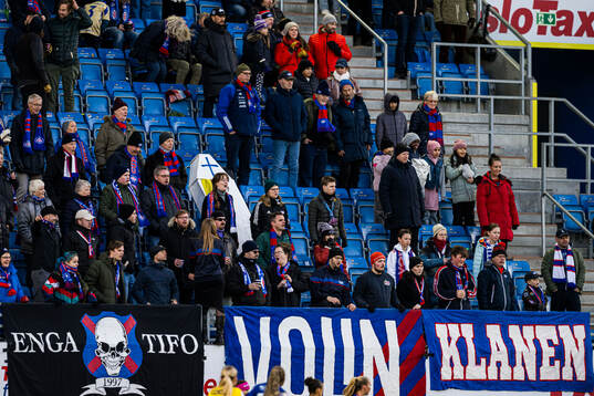 Spectators in the stands