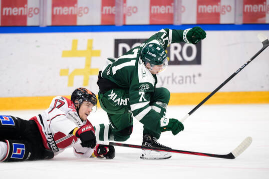 Örebros William Wikman och Färjestads Viktor Lodin