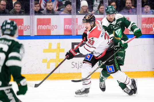 Örebros Christopher Mastomäki och Färjestads Henrik