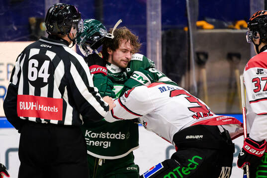 Färjestads Marian Studenic och Örebros Christopher