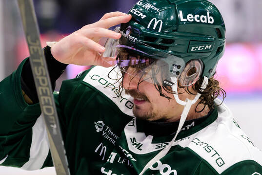 Färjestads David Tomasek deppar