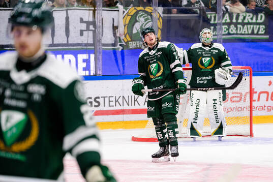 Färjestads Jeremy Salvas Groleau deppar
