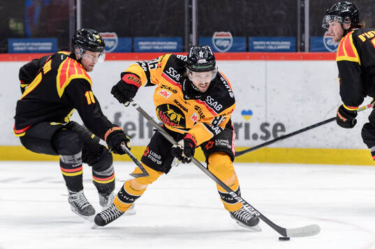 Brynäs Johan Larsson och Luleås Mathias Bromé