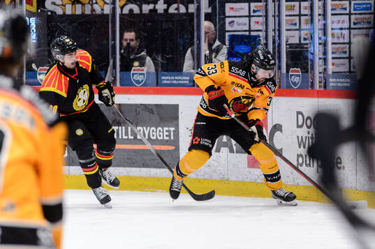 Brynäs Tyler Vesel och Luleås Albin Lundin