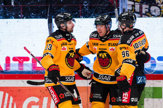 Luleås Albin Lundin, Anton Levtchi och Pontus Andreasson