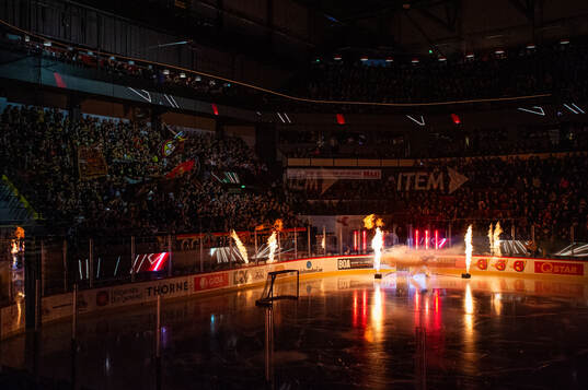 Brynäs målvakt Erik Källgren gör entré