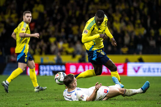 Tomas Suslov of Slovakia and Ken Sema of Sweden