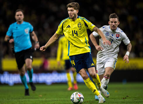 Anton Salétros of Sweden and Tomas Suslov of Slovakia