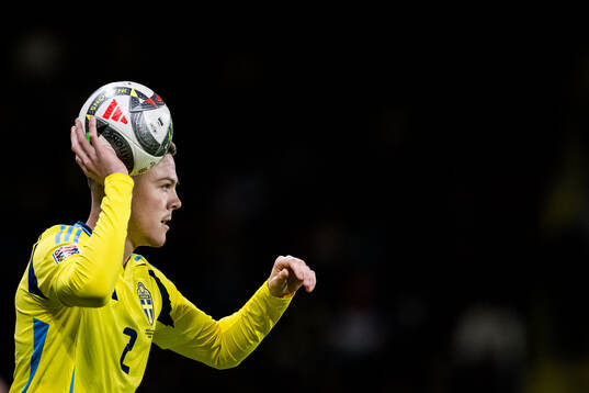 Emil Holm of Sweden celebrating