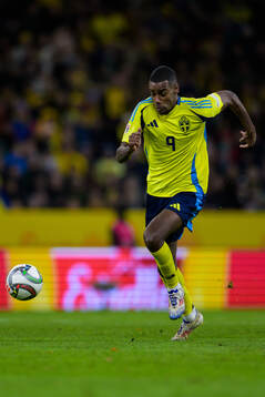 Alexander Isak of Sweden