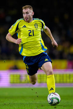 Dejan Kulusevski of Sweden