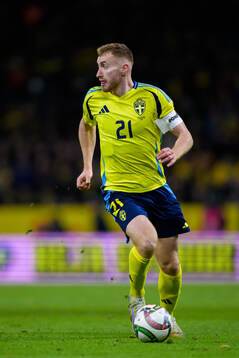 Dejan Kulusevski of Sweden