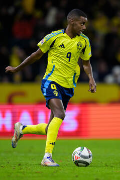 Alexander Isak of Sweden