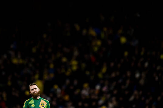Viktor Johansson of Sweden looks dejected