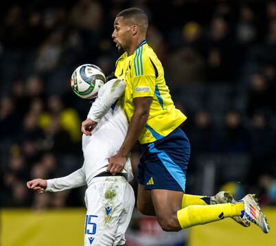 David Strelec of Slovakia and Isak Hien of Sweden