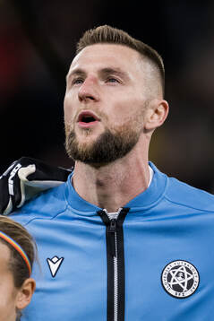Milan Skriniar of Slovakia