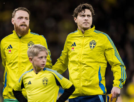 goalkeeper Viktor Johansson and Victor Nilsson Lindelöf