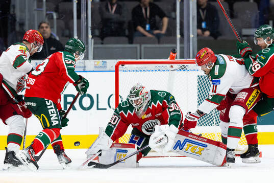 Frölundas målvakt Tobias Normann