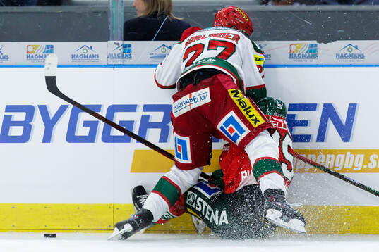 Modos Mattias Norlinder och Frölundas Arttu Ruotsalainen