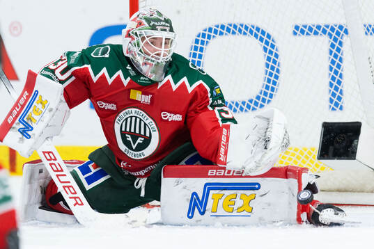 Frölundas målvakt Tobias Normann