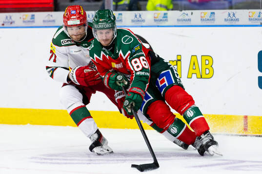Modos Ludwig Byström och Frölundas Erik Thorell