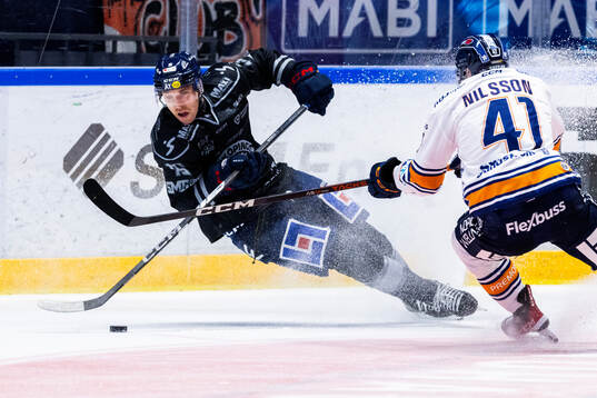 Linköpings Patrick Russell och Växjös Ludvig Nilsson