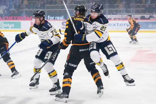 Skellefteås Max Lindholm och HV71s Andre Petersson