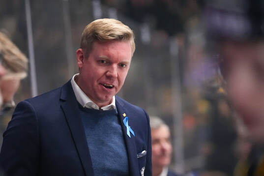HV71s tränare Anton Blomqvist