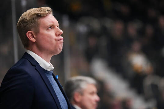 HV71s tränare Anton Blomqvist