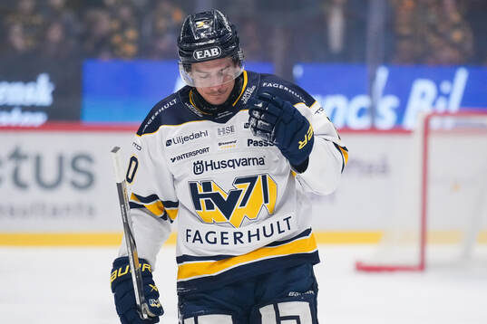 HV71s Andre Petersson deppar