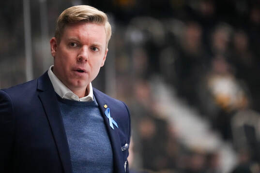 HV71s tränare Anton Blomqvist
