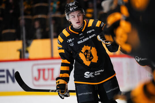 Skellefteås Axel Sandin Pellikka jublar