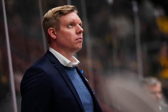 HV71s tränare Anton Blomqvist