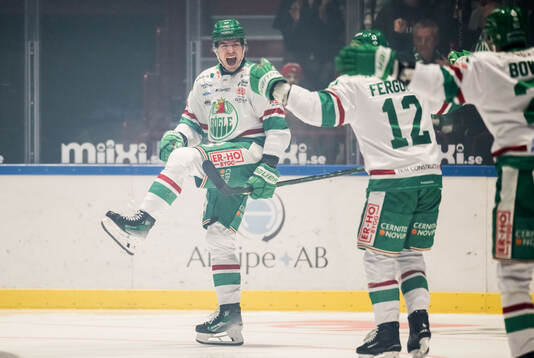 Rögles Albin Sundsvik jublar