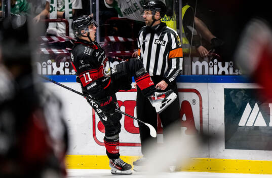 Malmö Redhawks Nikola Pasic jublar
