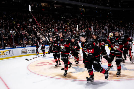 Malmö Redhawks William von Barnekow och Johan Ivarsson