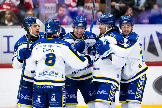 Leksands Dennis Altörn jublar