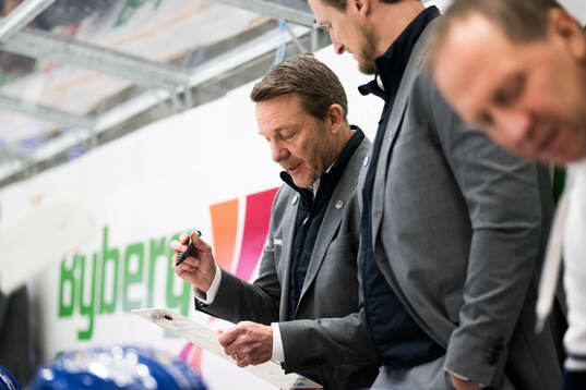 Leksands tränare Charles Berglund